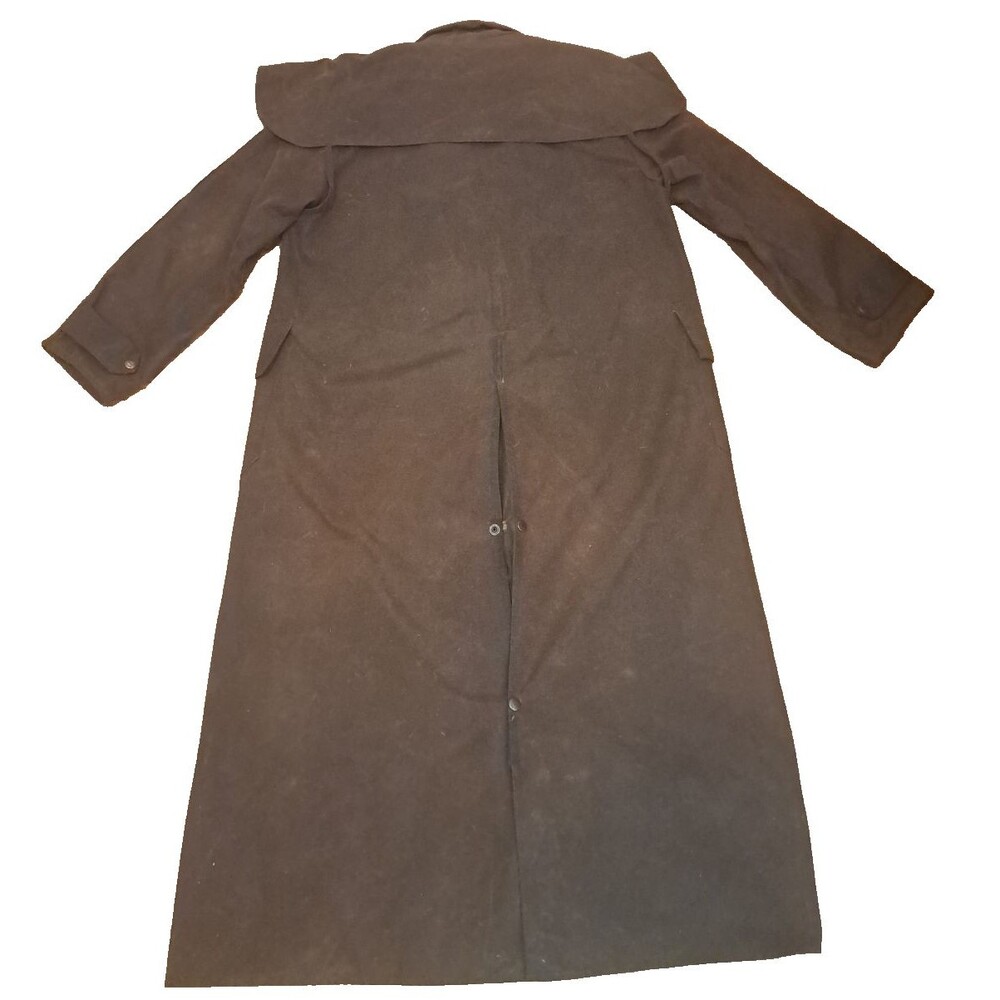 Vintage Womens Driza Bone Riding Coat Equestrian Waterproof Brown Australia 4 - Picture 6 of 11